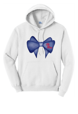 Ole Miss Bow Hoodie