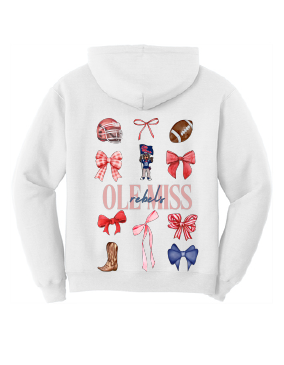 Ole Miss Bow Hoodie