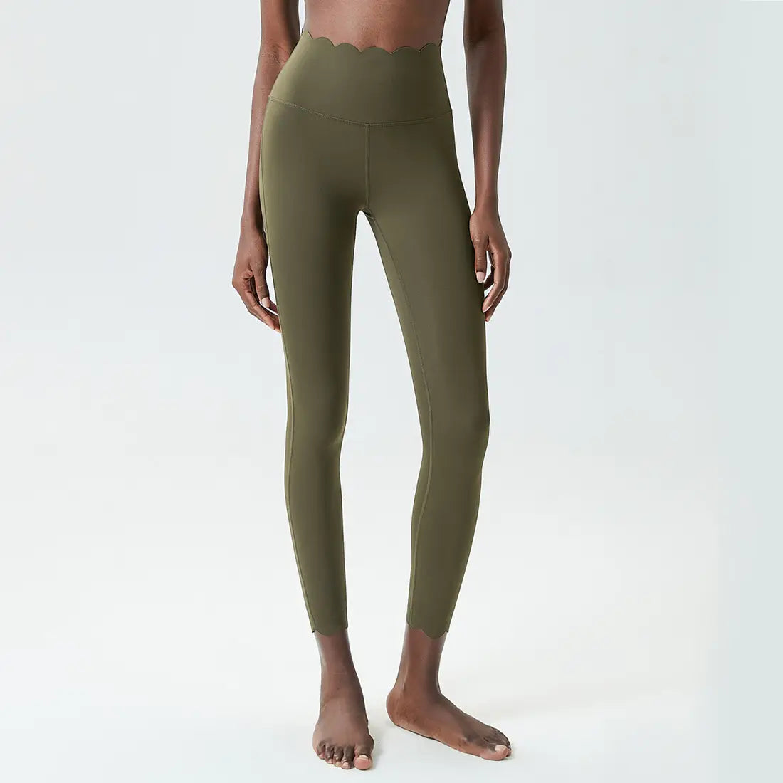 Michelle Army Green Workout Leggings (set)