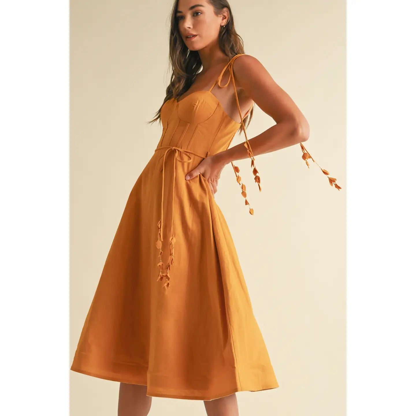 Piper Tie Midi Dress