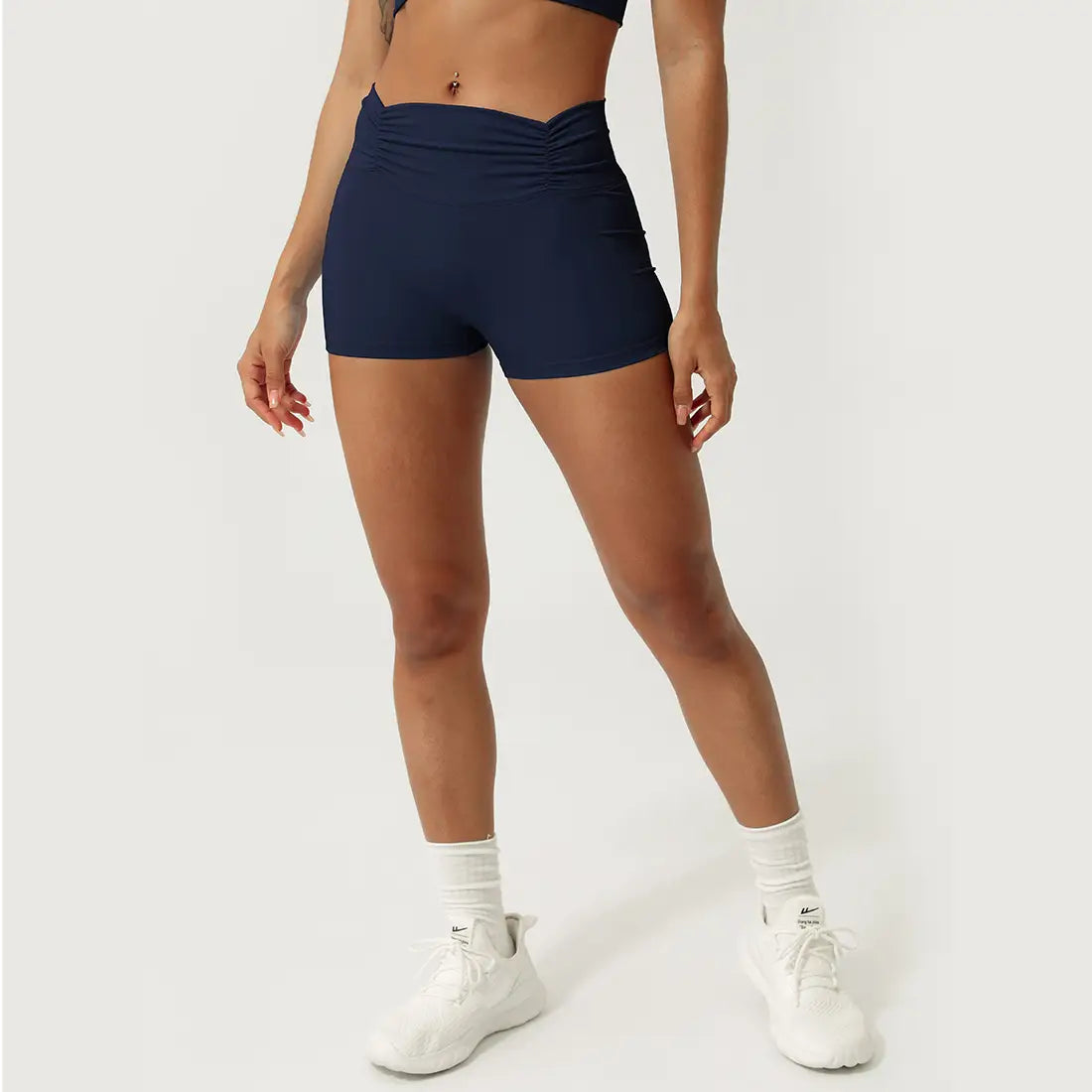 Bella Workout Shorts (Dark Blue)