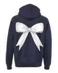 Dark Blue Bow Hoodie