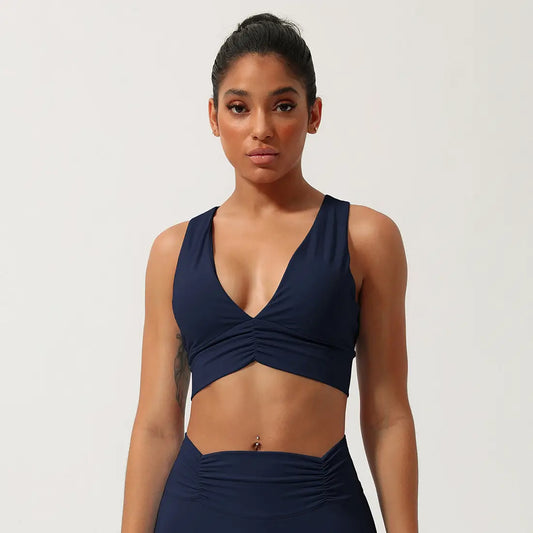 Bella Workout Top (Dark Blue)