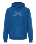 Blue Bow Hoodie