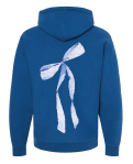 Blue Bow Hoodie