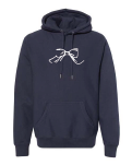 Dark Blue Bow Hoodie