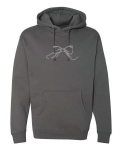 Grey Bow Hoodie