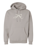 Grey Bow Hoodie