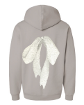 Grey Bow Hoodie