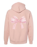 Dusty Pink Bow Hoodie