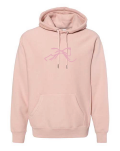 Dusty Pink Bow Hoodie