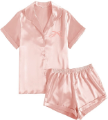 Pink Bow Pajama Set