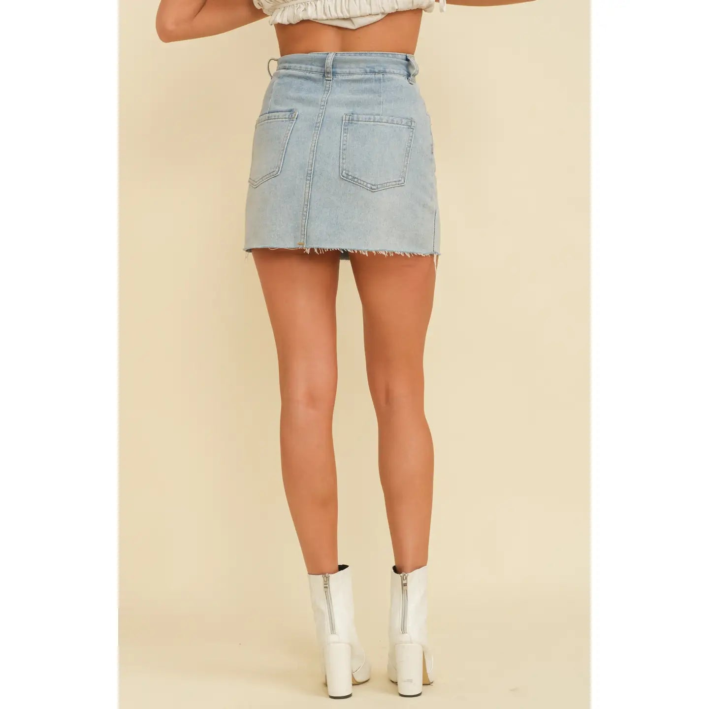 Haisley Denim Skirt