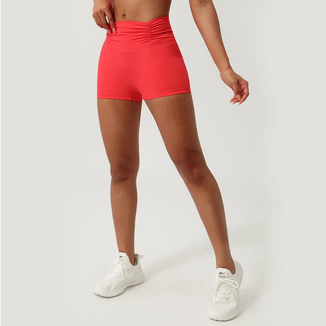 Bella Workout Shorts (red)