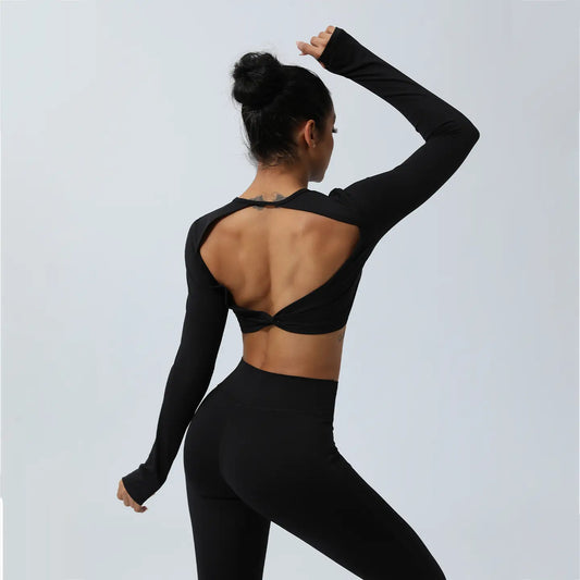 Sophia Black Workout Long-Sleeve