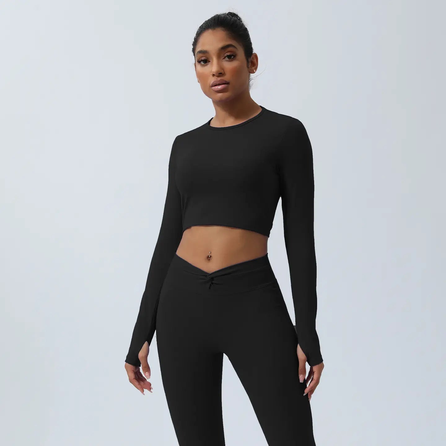 Sophia Black Workout Long-Sleeve